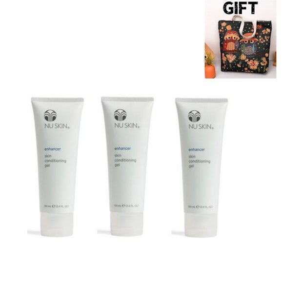 COPY - 3 tubes of NUSKIN Enhancer Skin Conditioning Gel  + 1 shoulder bag #26 - Picture 1 of 15